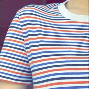 aesthetic striped tee